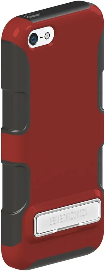 CSK3IPH5CK-GR DILEX Case with Metal Kickstand for use with Apple iPhone 5C - Garnet Red