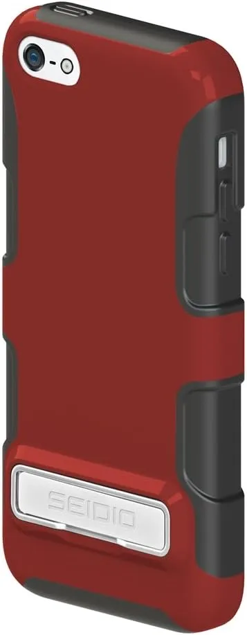 CSK3IPH5CK-GR DILEX Case with Metal Kickstand for use with Apple iPhone 5C - Garnet Red