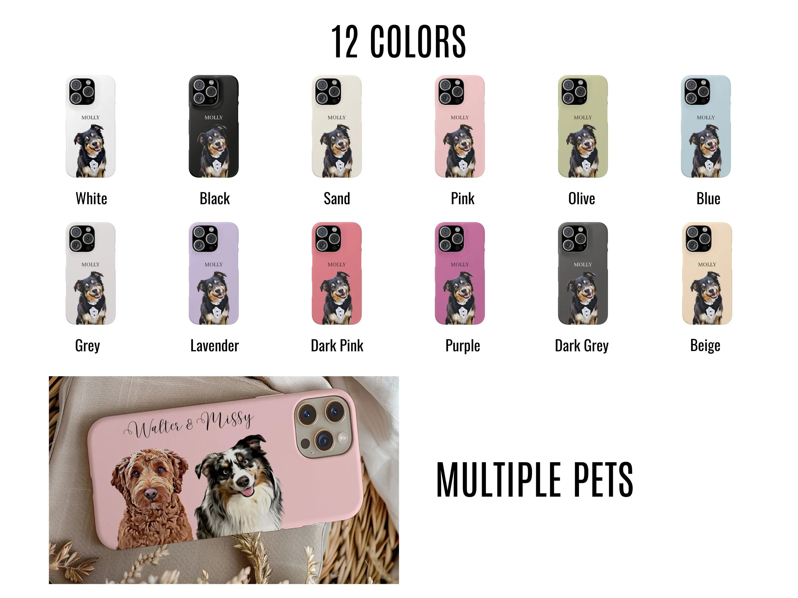 Custom Pet Phone Case - Dual Tough Cases