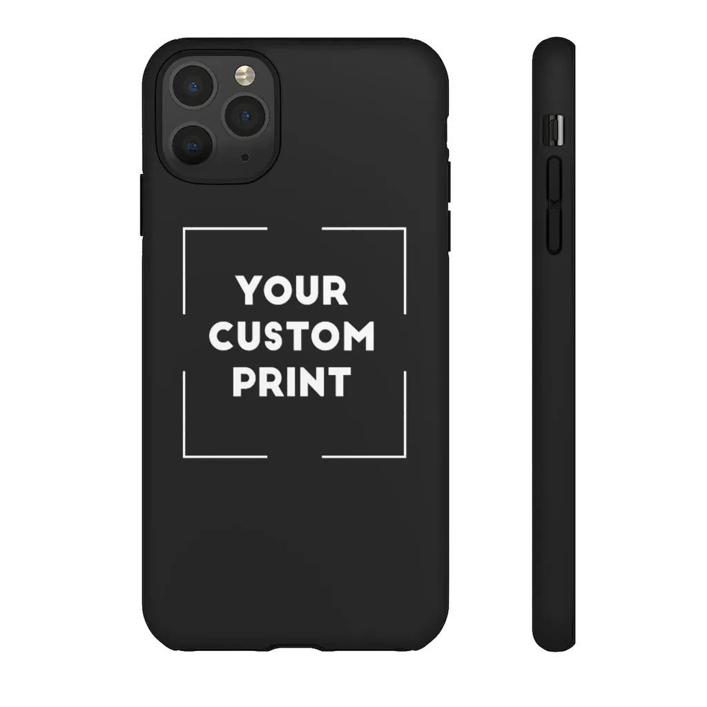 Custom Print | iPhone Cases - Black