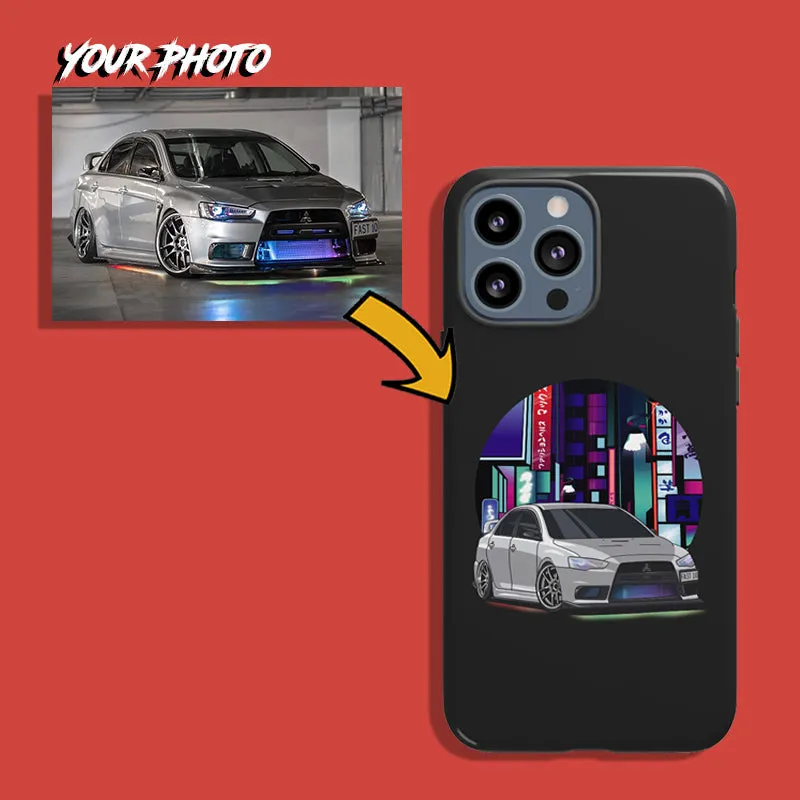 Custom Print | iPhone Cases - Black