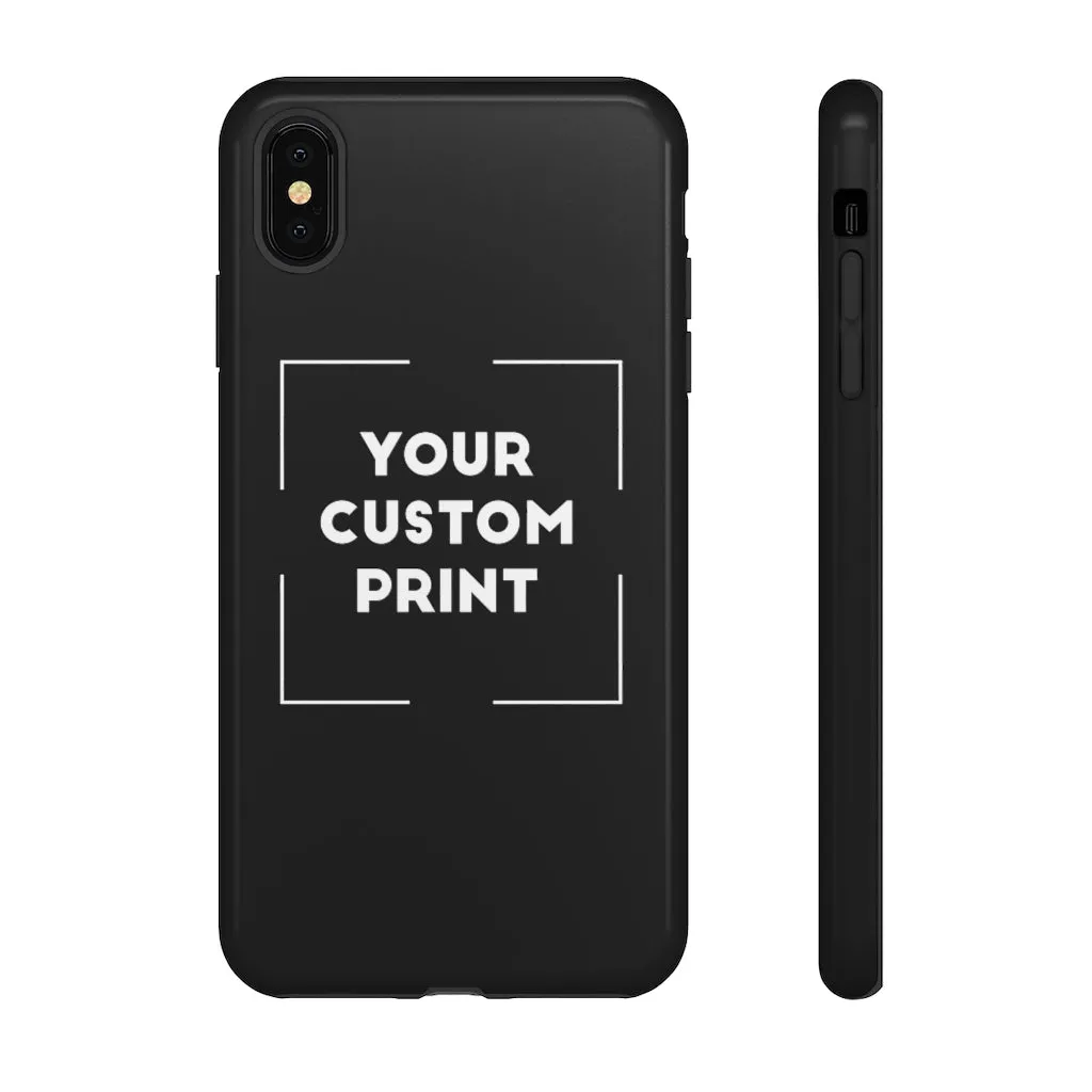 Custom Print | iPhone Cases - Black