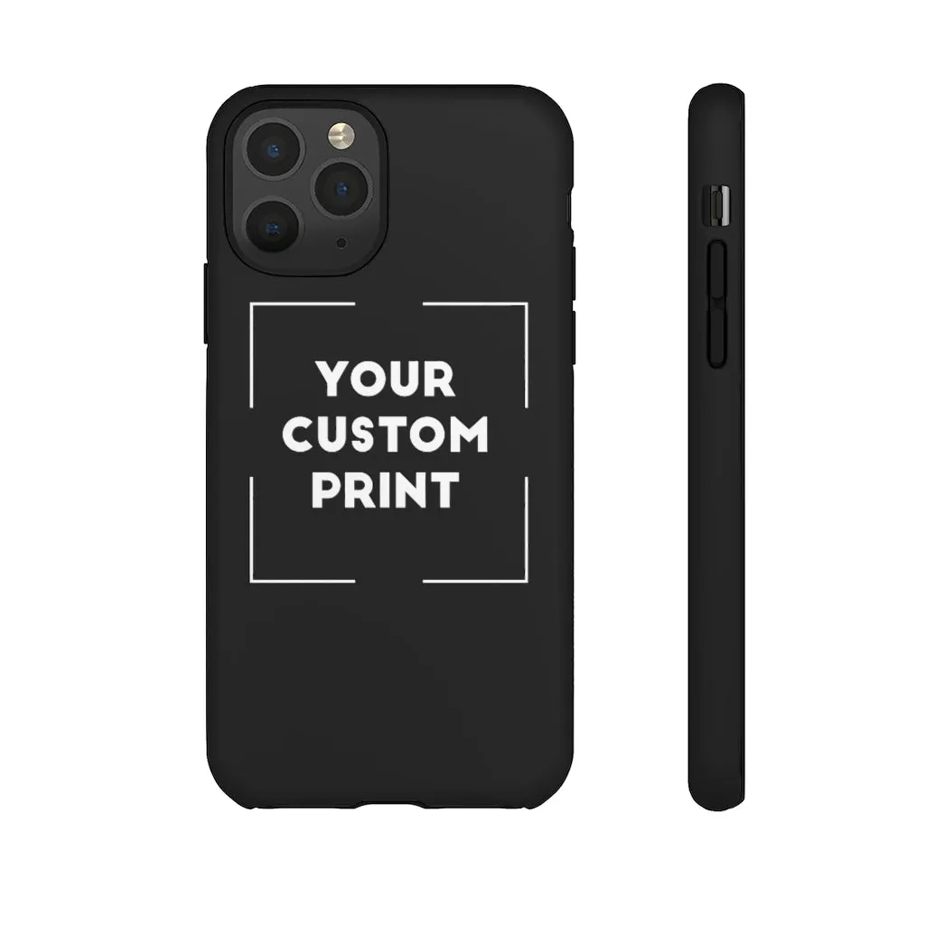 Custom Print | iPhone Cases - Black