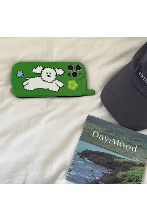 Cute Green Dog Phone Case