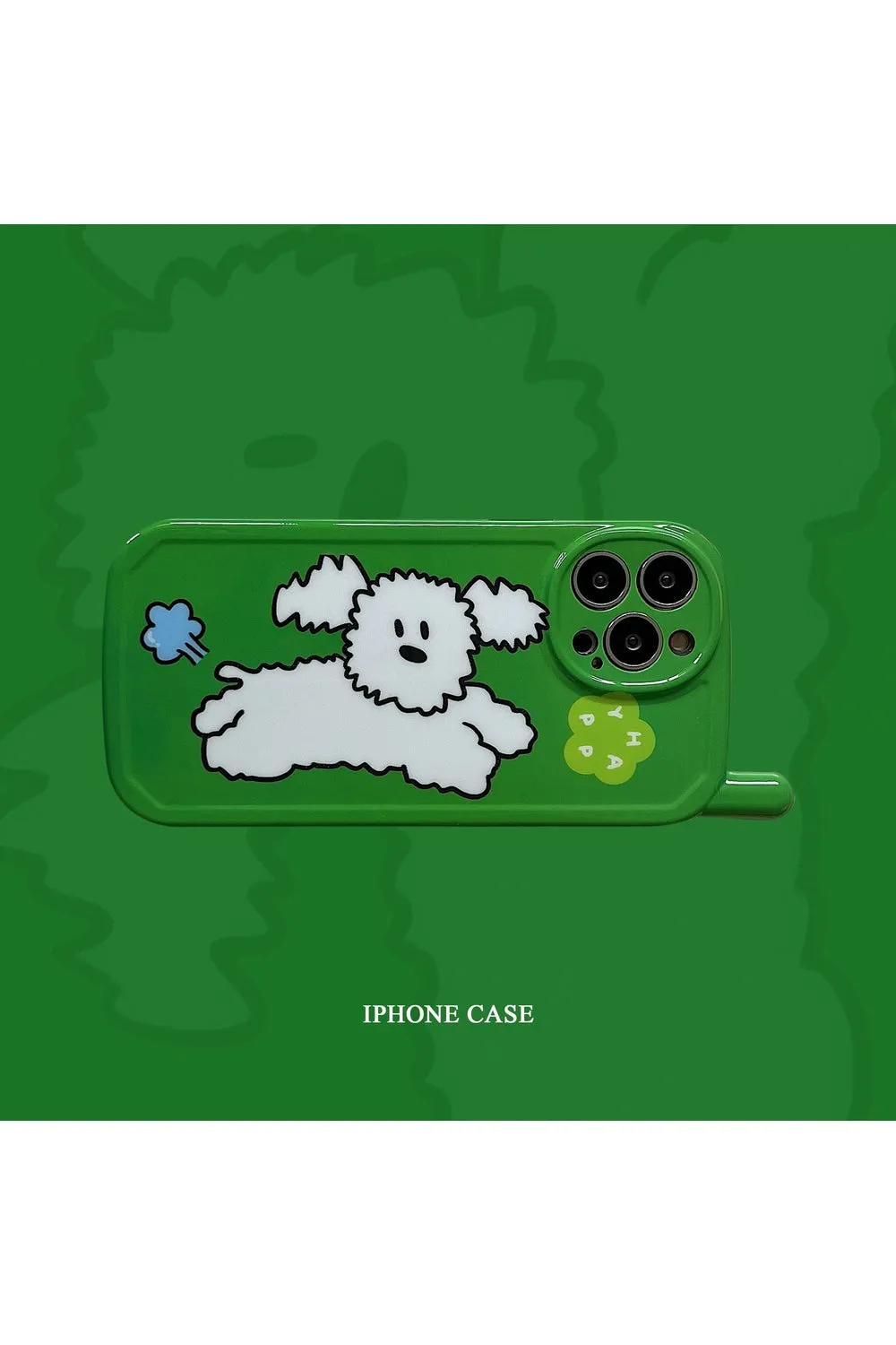 Cute Green Dog Phone Case