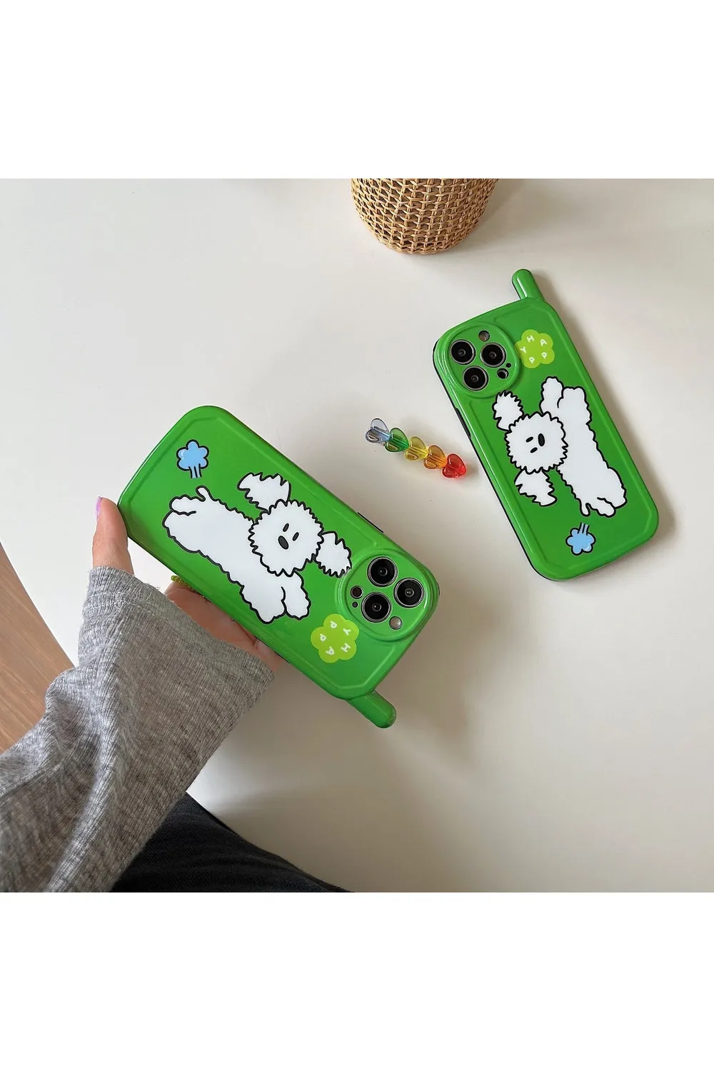 Cute Green Dog Phone Case