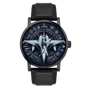 Dassault Rafale French Fifth Generation Multipurpose Fighter Brass Aviation Art Watch