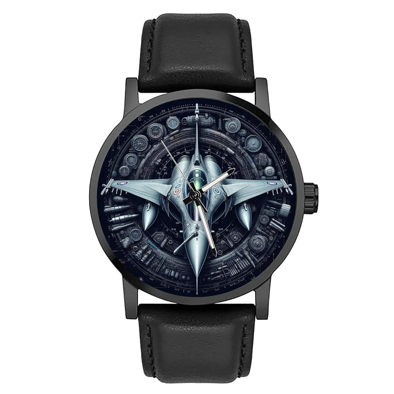 Dassault Rafale French Fifth Generation Multipurpose Fighter Brass Aviation Art Watch