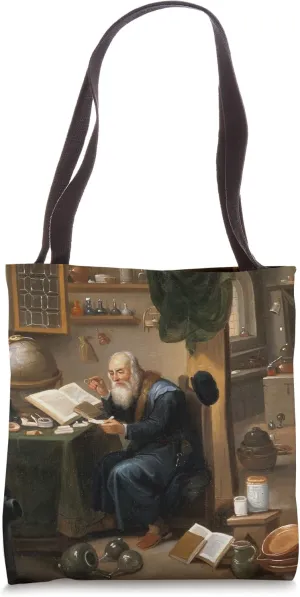 David The Younger Teniers's An Alchemist in his Workshop Tote Bag