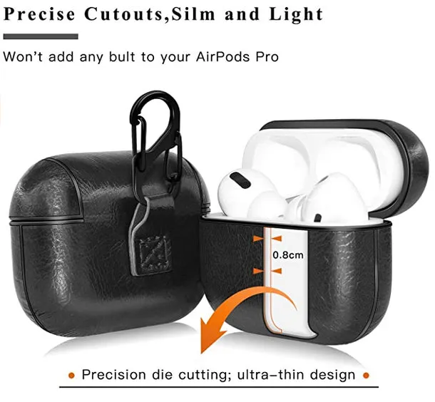 Detroit Pistons Black Apple Air Pod Pro Leatherette