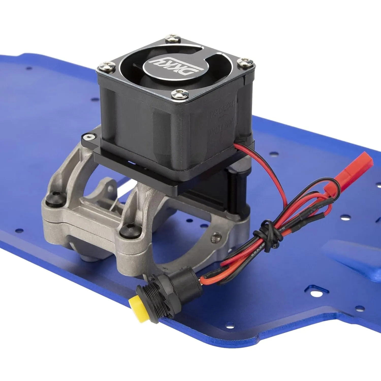 DKKY Sledge 1/8 RC Car 4028 Motor Cooling Fan Heatsink with 21000 RPM for Traxxas Sledge 1/8 Scale 4WD Monster Trcuck, Black