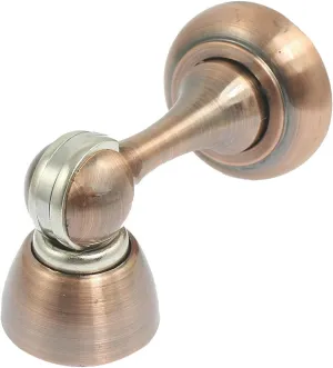 Door Wedge,Door Stopper,Door Stop,Skirting Board Buffer,Door Wedge Stopper,Dampening Bumper,Home Office Round Base Door Magnetic Stopper Holder Copper Tone