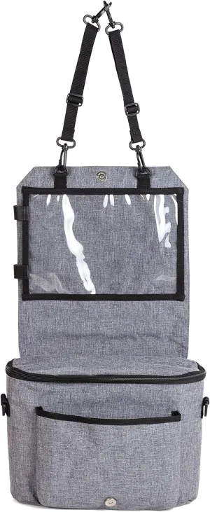 Dreambaby 3-in-1 Out & About Multi-Functional Crossbody Baby Diaper Bag Organizer - Stroller Caddy & Car Backseat Storage with Tablet Holder - Must Have Baby Essentials - Tote Diaper Bag