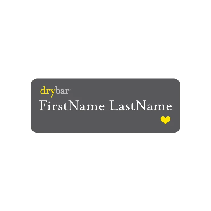 Drybar Name Tag (Magnetic)