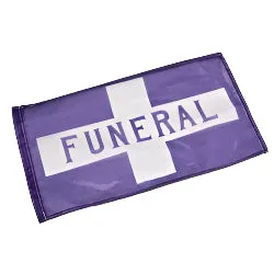 Dual Magnetic Funeral Flag Set
