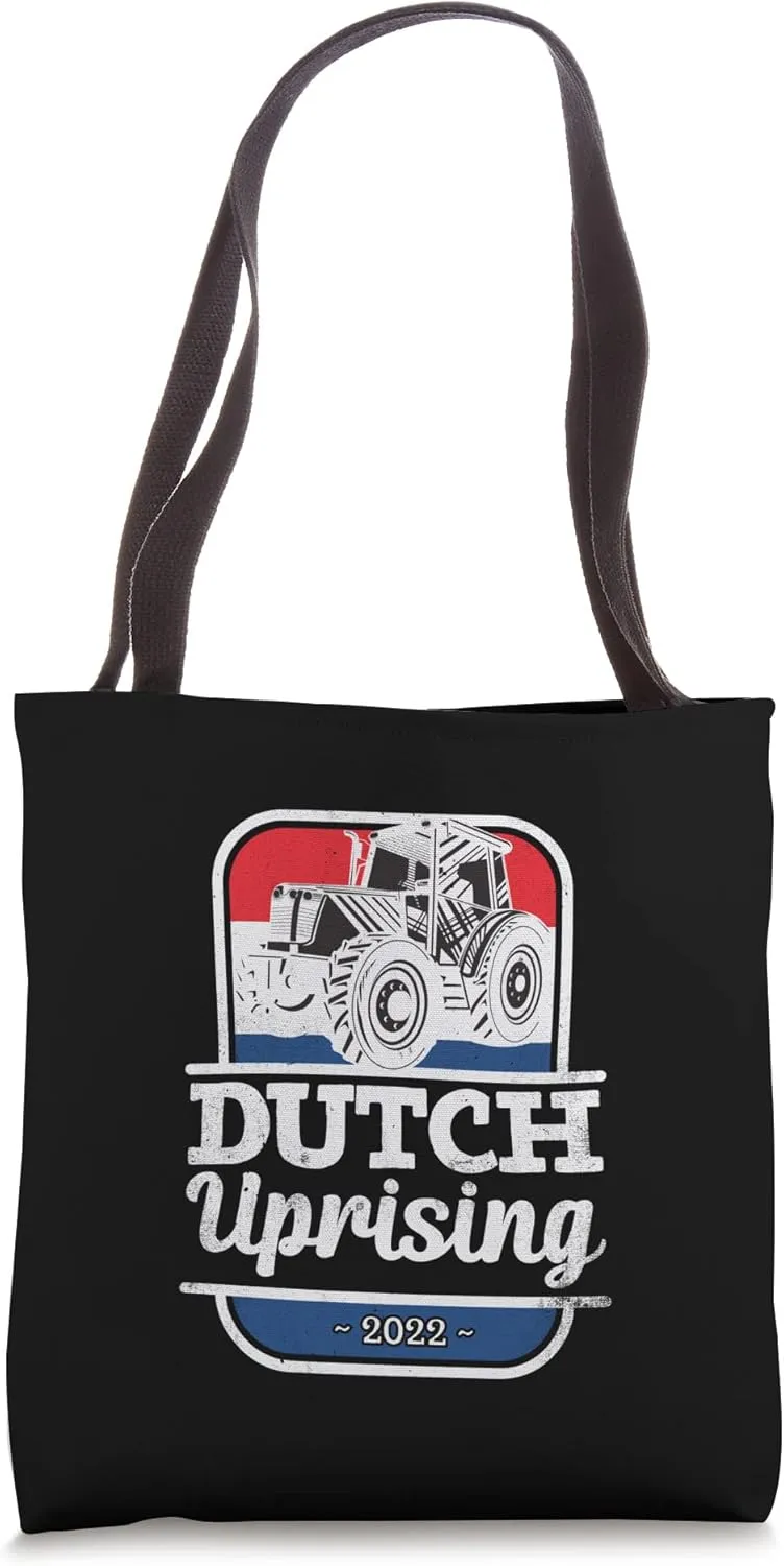 Dutch Farmer Uprising Protest Destructive WEF Climate Law Tote Bag