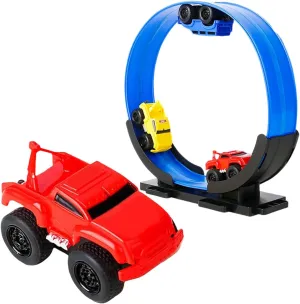 Emboadlie Magnetic Wall Climbing Toy Car, Cars That Drive on Walls and Ceiling, Climbing Wall Toy Car, Magnetic Wall Climbing Car (33in Track   One Car)