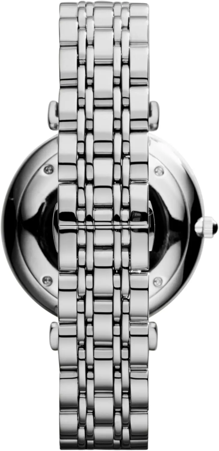 Emporio Armani Men's Three-Hand Leather Watch