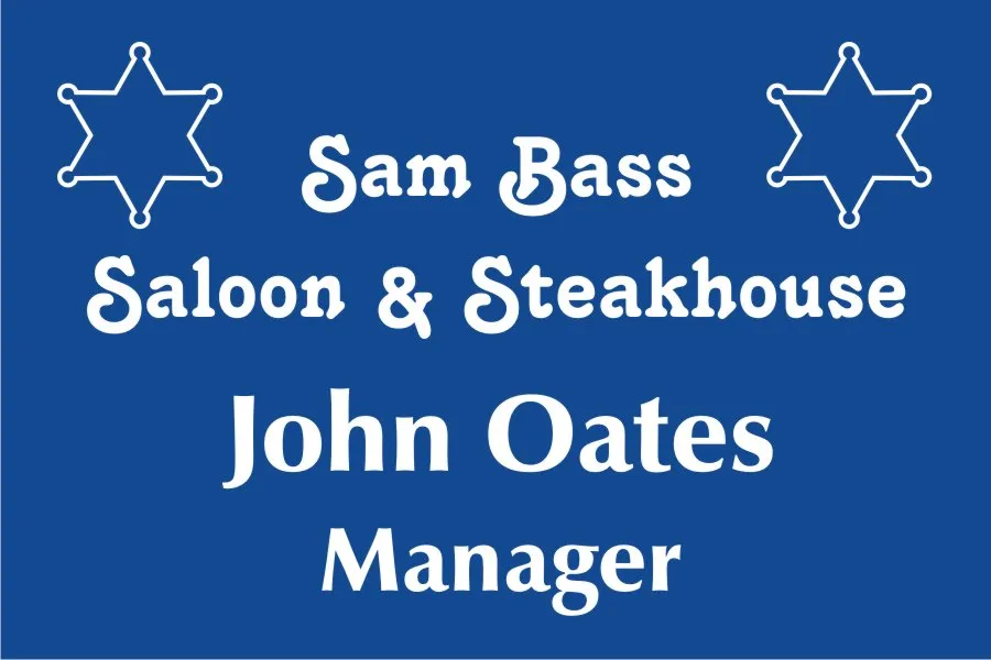 Engraved Name Tags