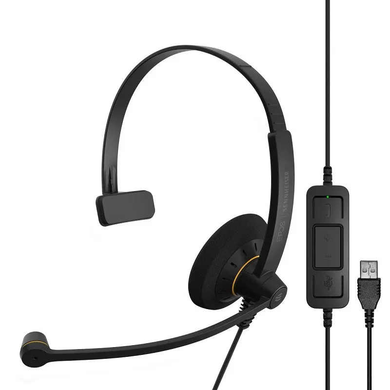 EPOS Sennheiser IMPACT SC 30 USB ML / Wired / Single-Sided Headset - Black