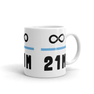 Everything there is, divided by 21M Mug