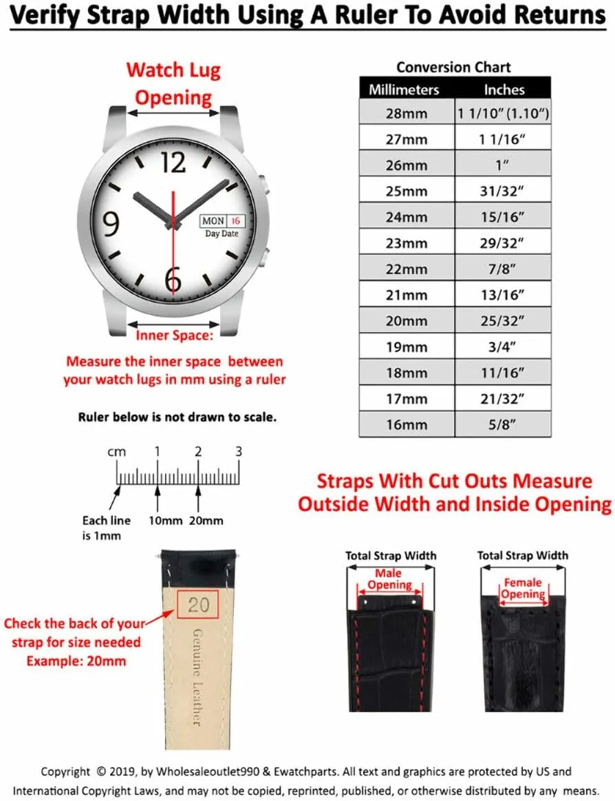 Ewatchparts 20-22mm Leather Watch Band Strap Compatible with Tag Heuer Carrera Watch CV2A10 FC5037/39/40