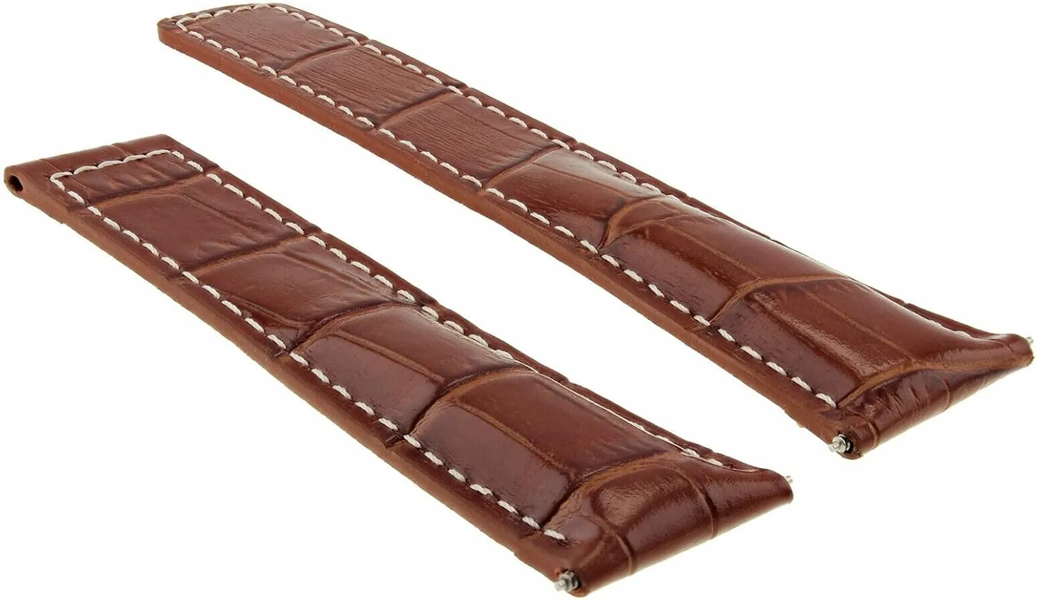 Ewatchparts 20-22mm Leather Watch Band Strap Compatible with Tag Heuer Carrera Watch CV2A10 FC5037/39/40