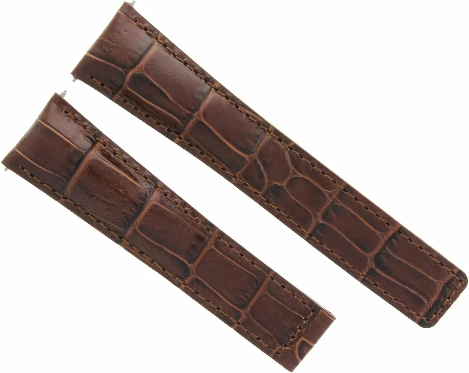 Ewatchparts 22mm Leather Watch Band Strap Compatible With Tag Heuer Grand Carrera 16 FC5037-5039 Brown