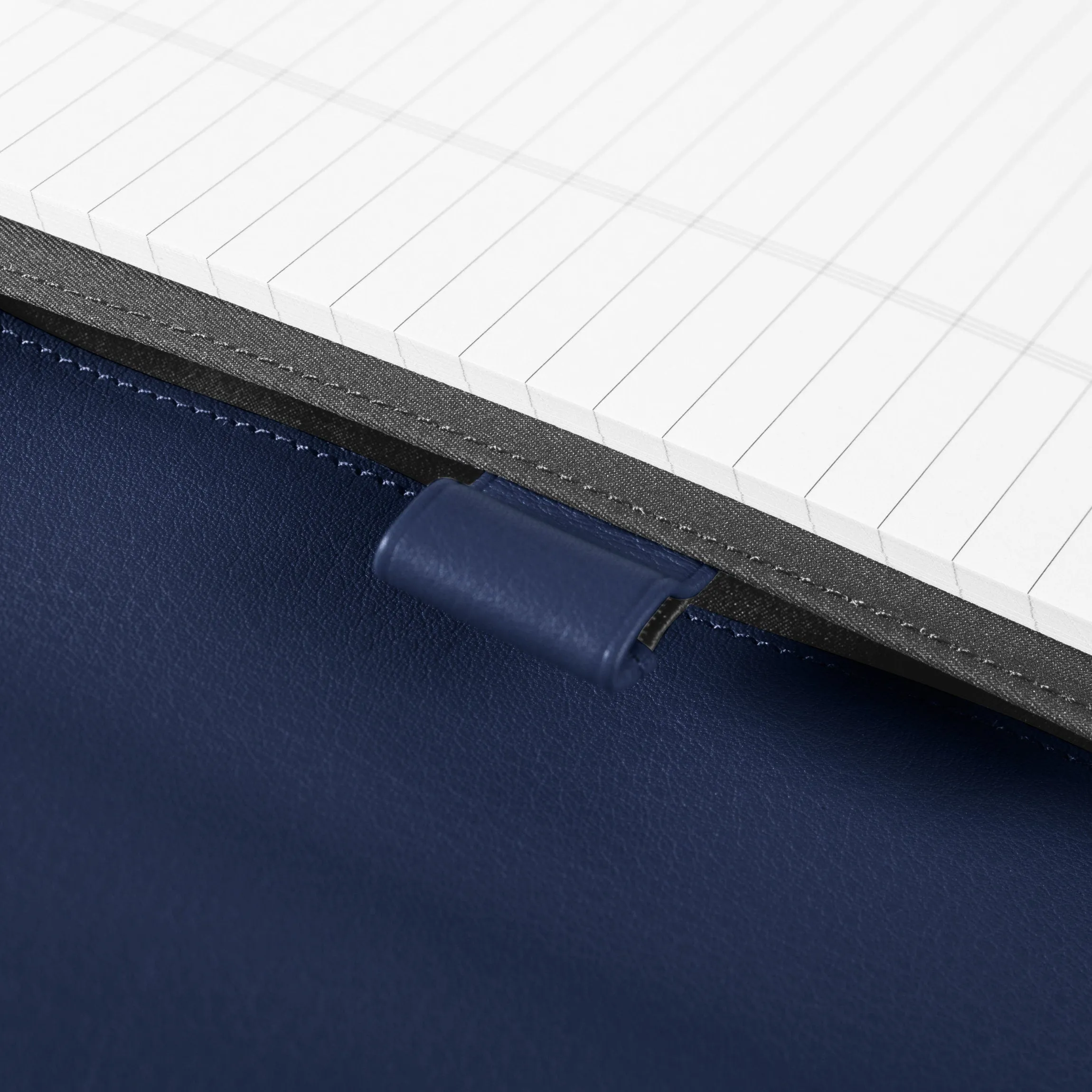 Executive Zippered Portfolio Navy Blue
