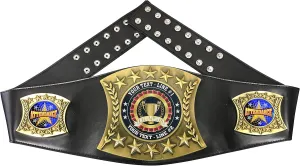 Express Medals Custom Attendance Trophy Personalized Championship Leather Belt FCL406
