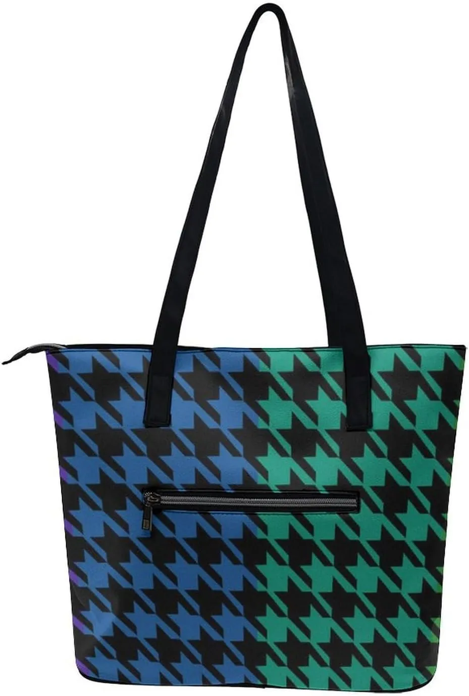 Fashion Handbag With Zipper Large Capacity Satchel Tote Bag Shoulder Bag