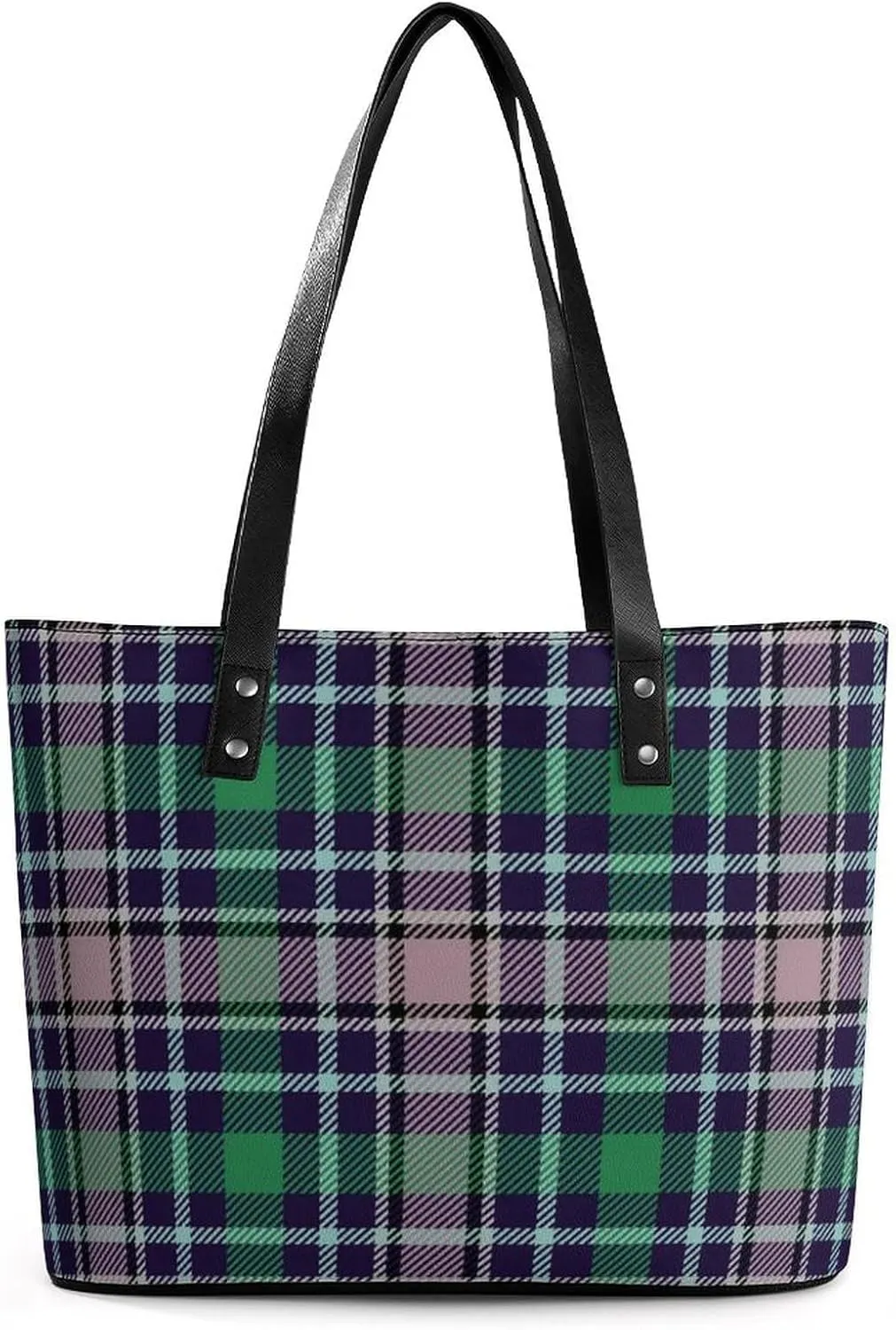 Fashion Handbag With Zipper Large Capacity Satchel Tote Bag Shoulder Bag