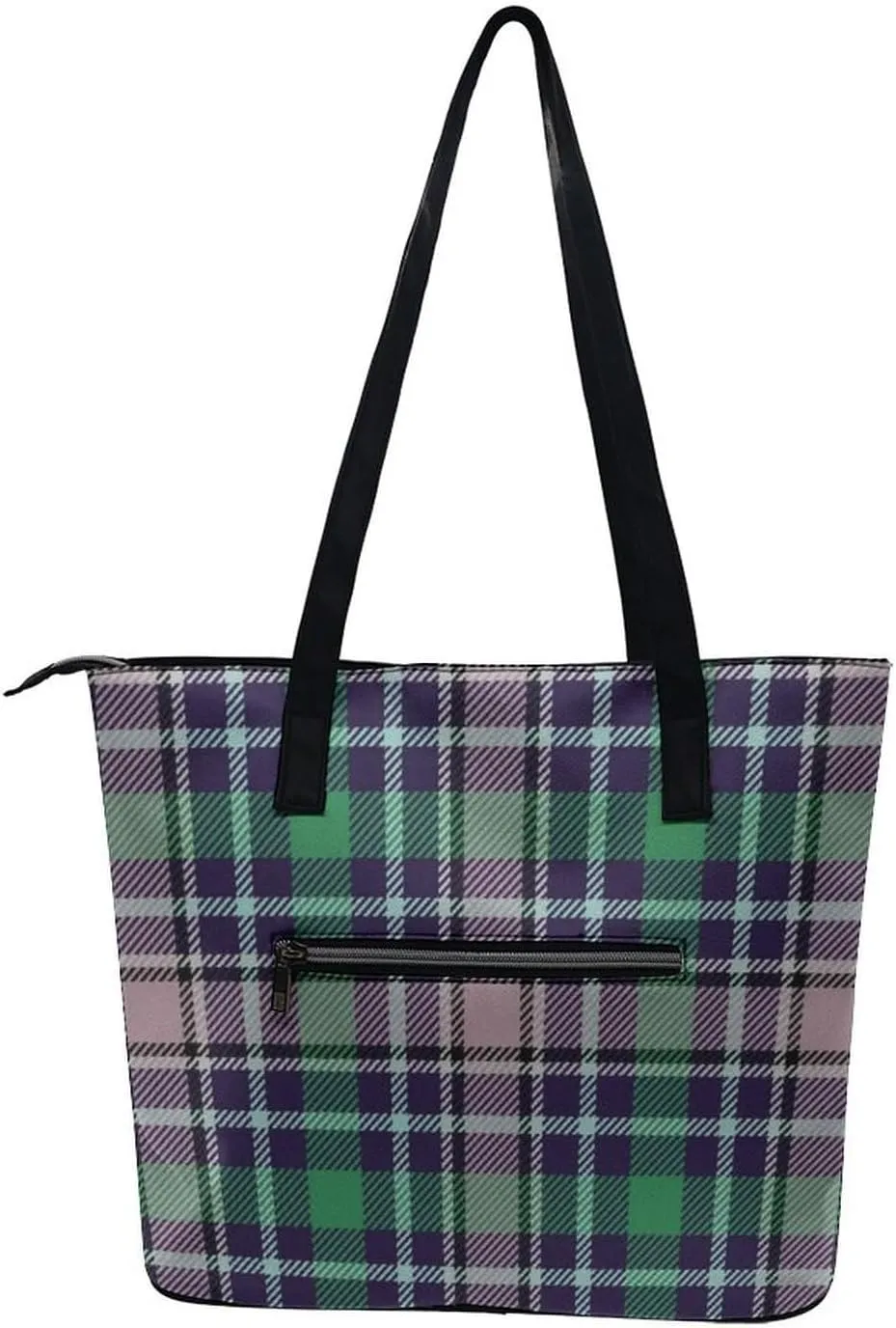 Fashion Handbag With Zipper Large Capacity Satchel Tote Bag Shoulder Bag