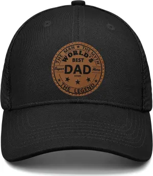 Fathers Day Best Dad Ever Hat Gifts for Dad from Daughter Son Papa Baseball Cap Birthday Gift