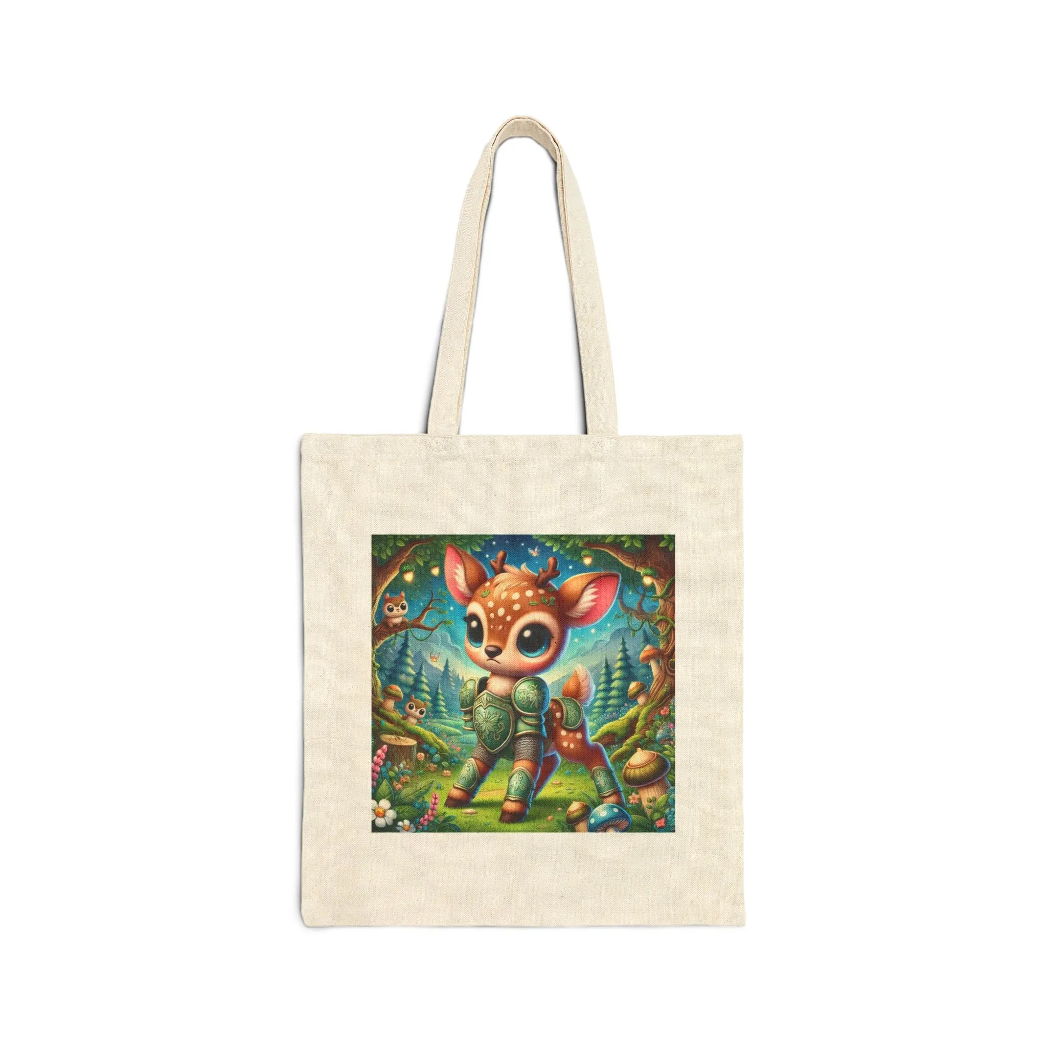 Fawn Defender Cotton Canvas Tote Bag