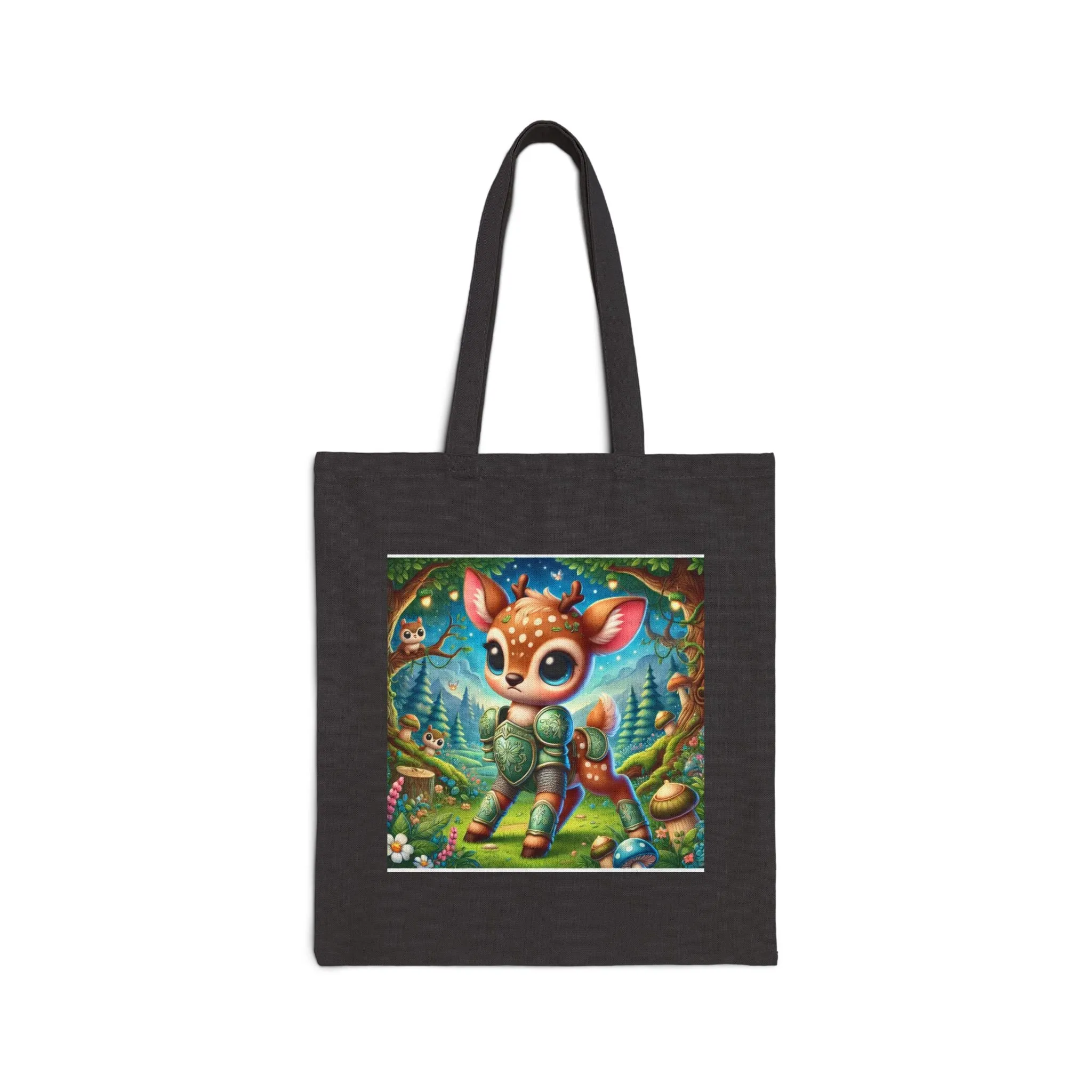 Fawn Defender Cotton Canvas Tote Bag