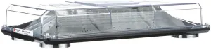 Federal Signal 454102HL-25 HighLighter LED Mini-Lightbar with Magnetic Mount, Clear Dome, Amber