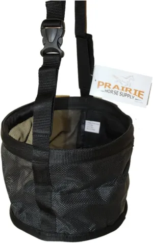 Feed Bag for Horses, Heavy Duty Durable Canvas Grain Feedbag, Small Medium or Large