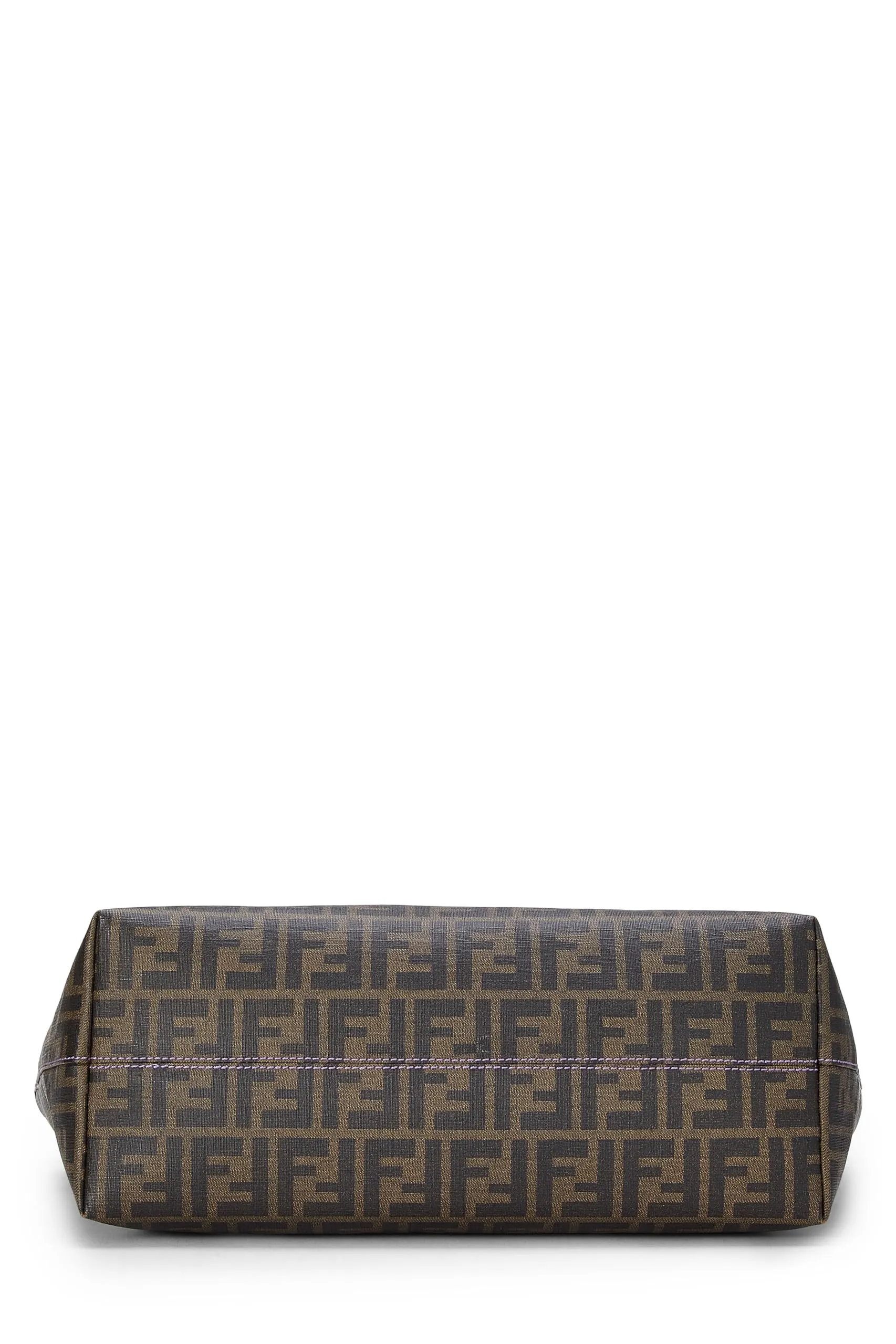 Fendi,  Purple Zucca Coated Canvas Roll Tote, Purple