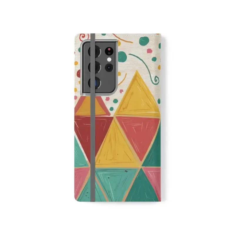 Flaunt Premium Faux Vegan Leather Flip Case
