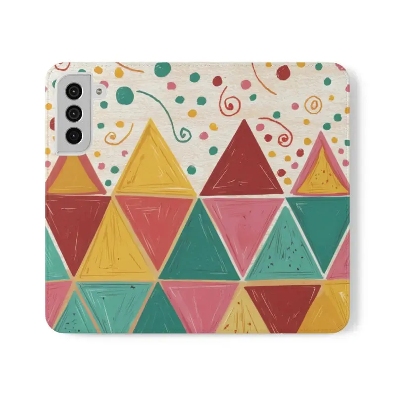 Flaunt Premium Faux Vegan Leather Flip Case