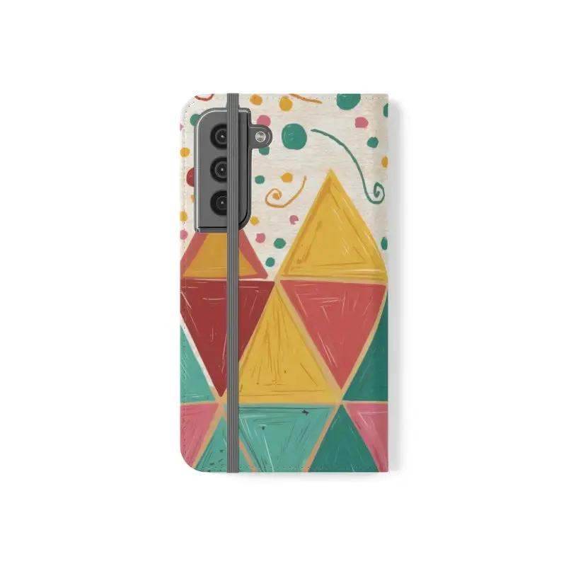 Flaunt Premium Faux Vegan Leather Flip Case