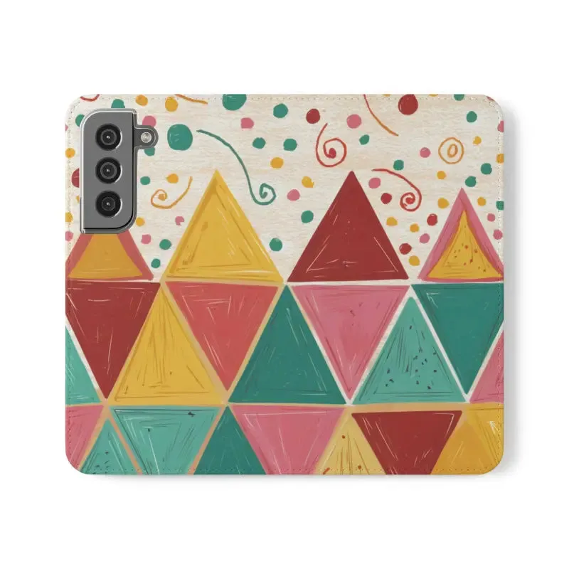 Flaunt Premium Faux Vegan Leather Flip Case