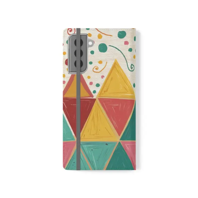 Flaunt Premium Faux Vegan Leather Flip Case