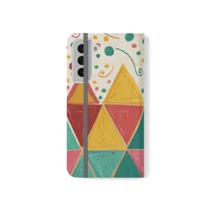 Flaunt Premium Faux Vegan Leather Flip Case