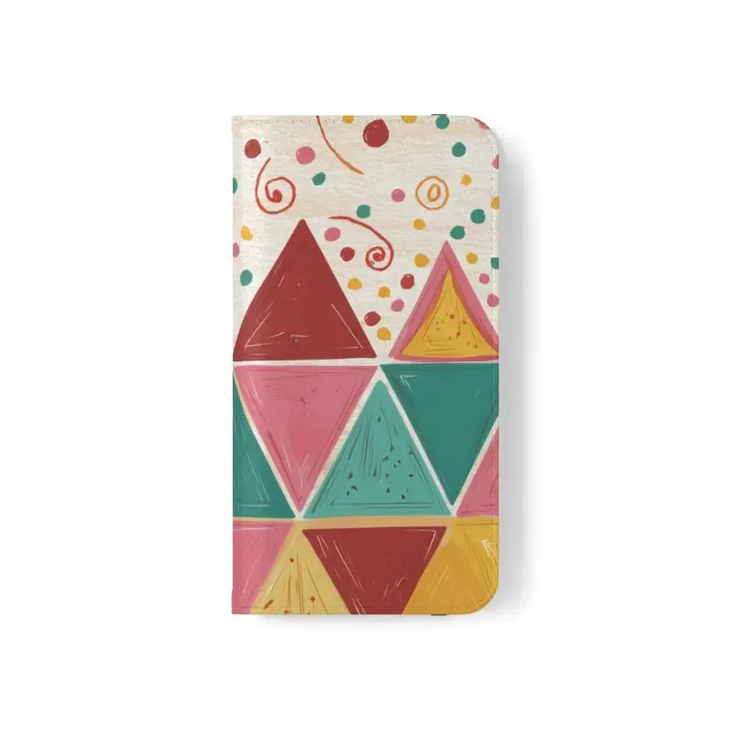 Flaunt Premium Faux Vegan Leather Flip Case