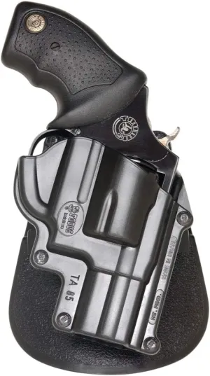 Fobus TA85 Standard Holster for Rossi 35102, 35202, R351, R352 / Taurus 605 (no polymer), 650, 651, 85 (no polymer), 850 CIA, 905, UL85 (no polymer), Right Hand Paddle, Black.