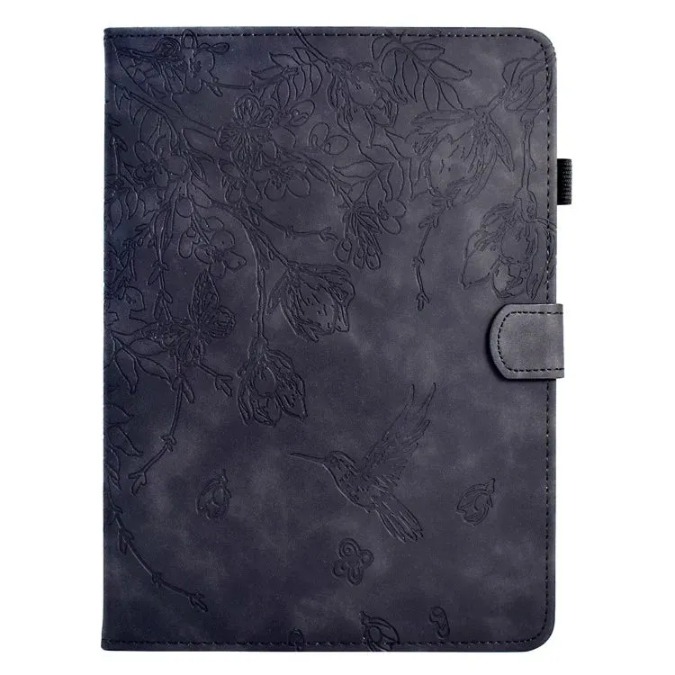 For Amazon Kindle 6" (2022) Case Flower Bird Imprinted Card Holder Leather Tablet Cover