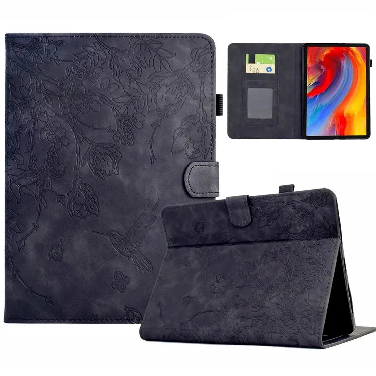 For Amazon Kindle 6" (2022) Case Flower Bird Imprinted Card Holder Leather Tablet Cover