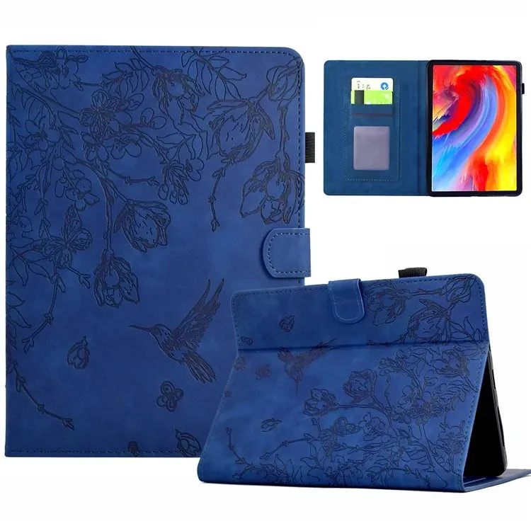 For Amazon Kindle 6" (2022) Case Flower Bird Imprinted Card Holder Leather Tablet Cover